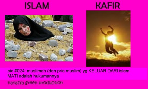 pic #24 muslimah (dan pria muslim) yang KELUAR DARI ISLAM maka MATI adalah HUKUMANNYA