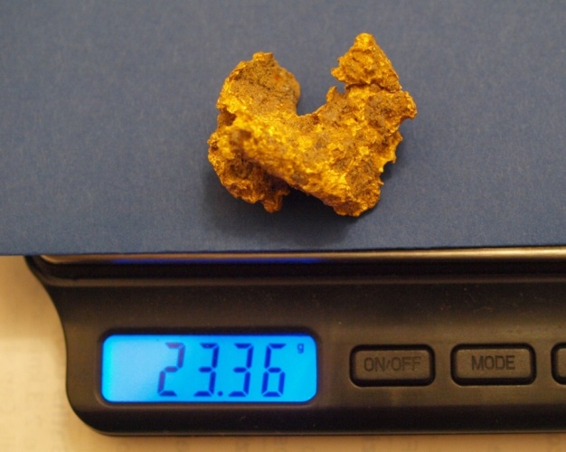 23.36 Gram Nugget from our personal collection