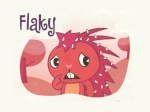 flaky