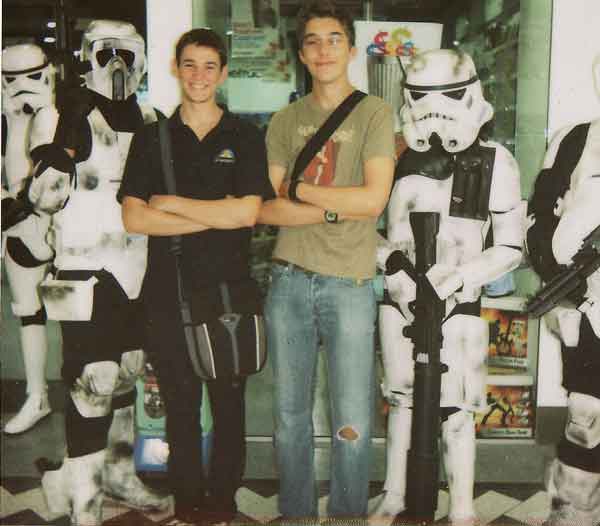 Josh and Zach meet the Stormtroopers