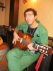 Yo con mi guitarra en carnavales