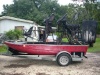 my boat headed to the lake