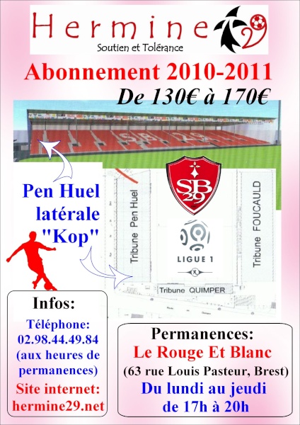 Abonnement 2010-2011