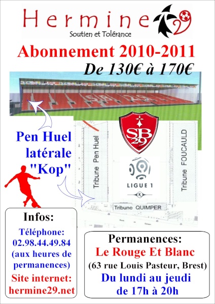 Abonnement 2010-2011