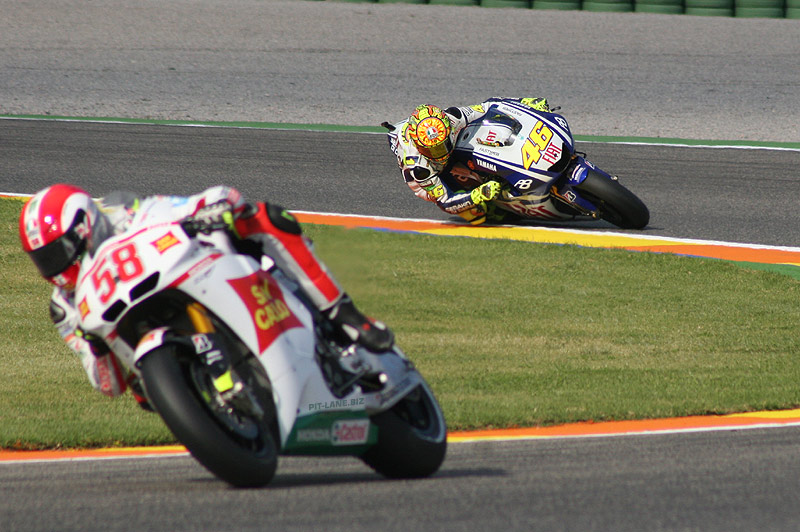 Valencia 2010 : Marco Simoncelli & Valentino Rossi