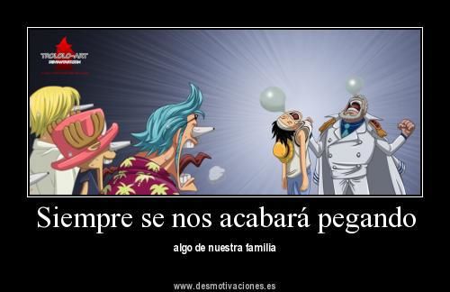 luffy y garp