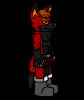 Phos, a fox that has been enchanted with the power of the Fire Element. He is also the older brother of Nitrous, but has a more... evil mind; he always wants to blow things up no matter what type of job / mission he is given...