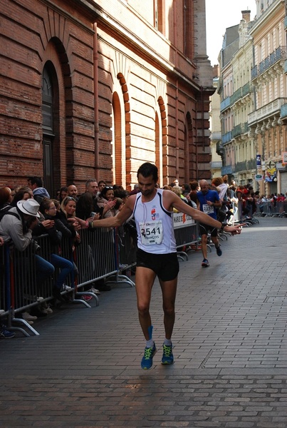 L'airbus se pose après 3h11 de vol sur la marathon de Toulouse 2016