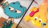 Gumball y Penny hablando mediante movil