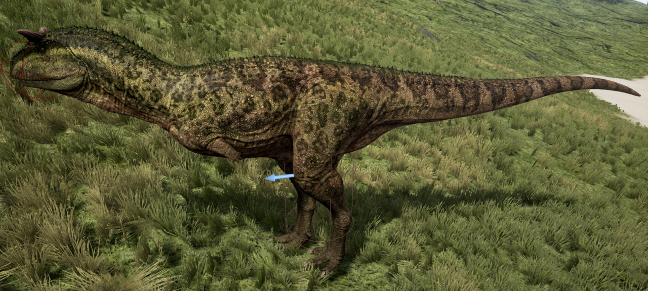 Jaguar Carnotaurus Skin