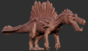 Official Hyperendocrin Spinosaurus Model Art