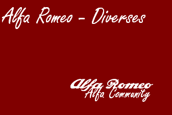 Alfa Romeo - Diverses