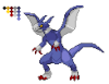 I made this for Nightshadow. It's based of Dorugamon from Digimon, but I tried doing a pokemon version. Not so well.