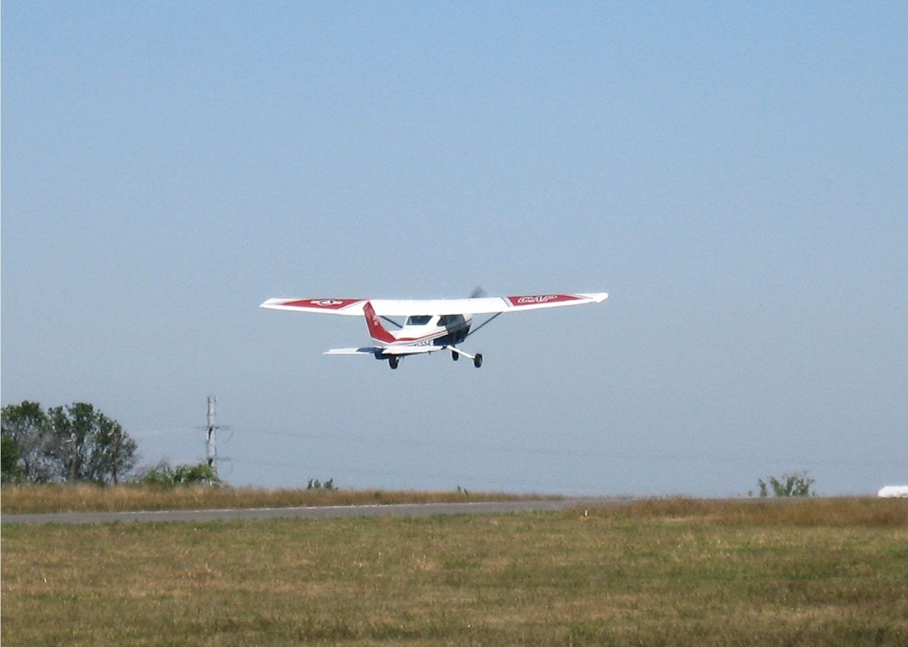 Cessna 172 in Takeoff.