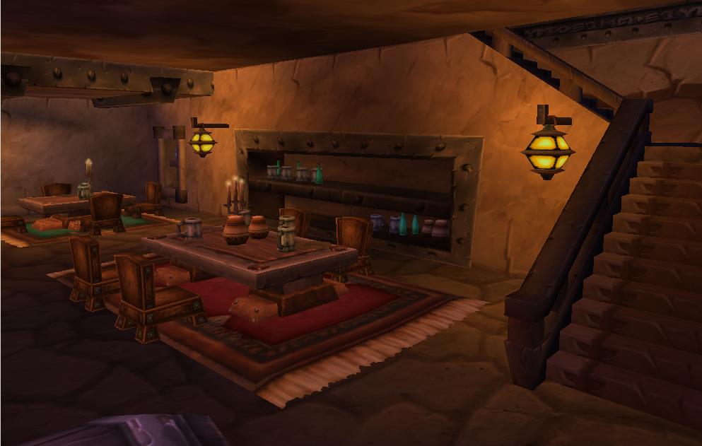 Empty Inn in Ironforge - Downstairs