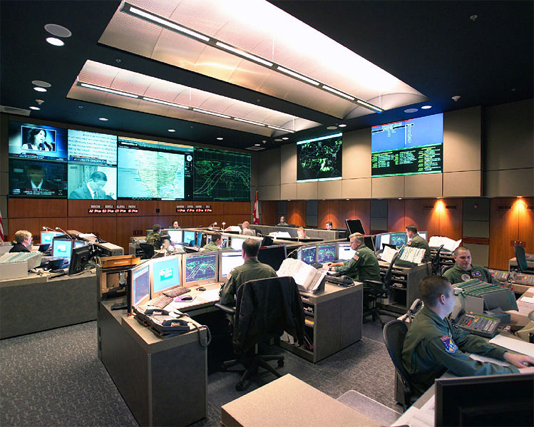 NORAD Command Center - Courtesy of Cheyenne Mounatain