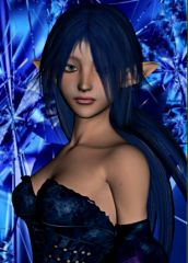 elisara in the blue by visorboychri