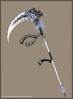 This is the scythe that Ill be using in my anime. i got this scythe after i finished my combat training for being a reaper and got me to pick a pet that will turn to a weapon and so my pet will turn to that scythe just to hide it. imma tell you the whole story. Luxu the king of kuraishini protected the kingdom a war breaked out and luxu was assasinated but wasnt dead he vanished to darkness to heal up his deadly wounds and trusted Zeckothio and Takazaki to get more people to join kuraishini where exiled demons and angels come to. there are 3 types of people bottom:demons, top:angels, and in the middle is kuraishini a mix group between demons and angels and our job is killing supernatural beings who harm human life. our job is to keep the world normal no evil no too peaceful angels and demons are evil to kuraishini we kill anything who changes regular humans too good will make it unbalancedand the world will be destroyed. a world too evil will make it destroy itself. a neutral world with balanced good and evil