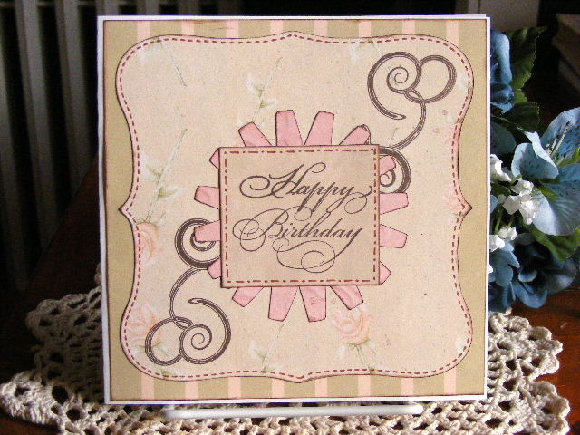 Crop n' Kisses Pink Card Challenge (#3)