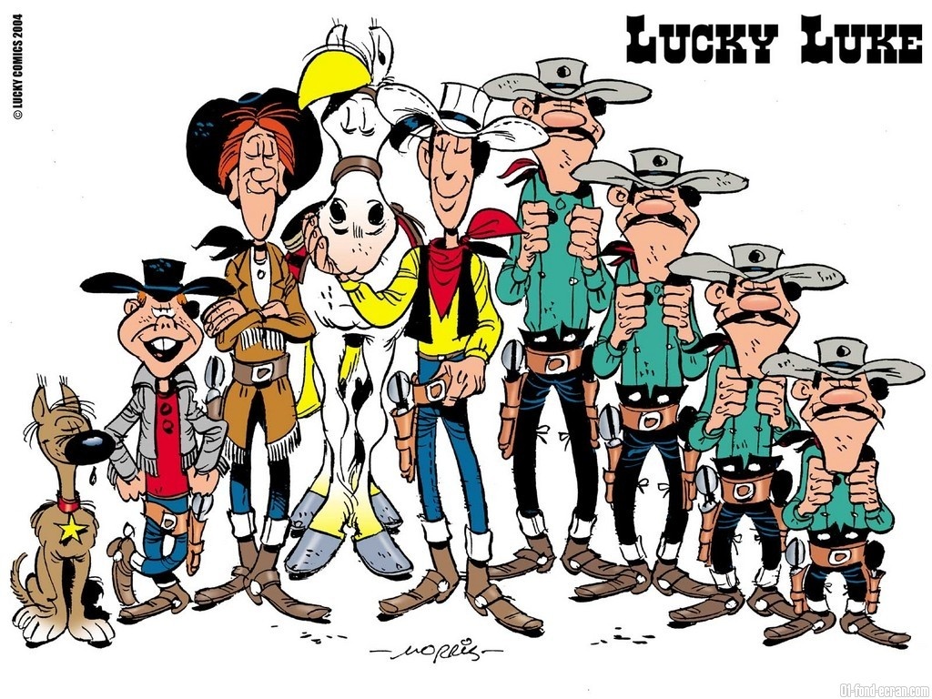 Tournoi BD franco-belges, tour 2, groupe 3 Personnages-celebres-Bandes-dessinees-Lucky-Luke-119428